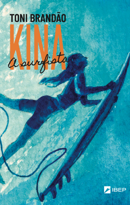 Capa do livro Kina, a surfista